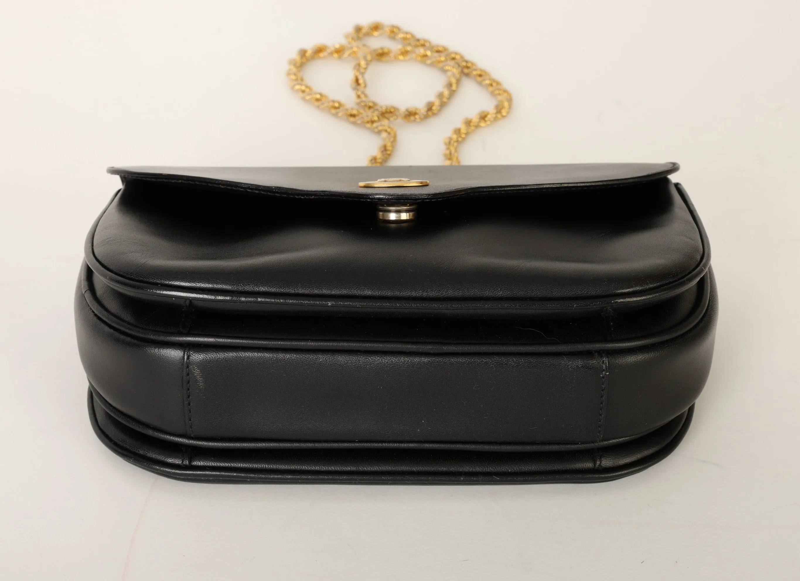 Celine Boxcalf Chain Shoulder Bag