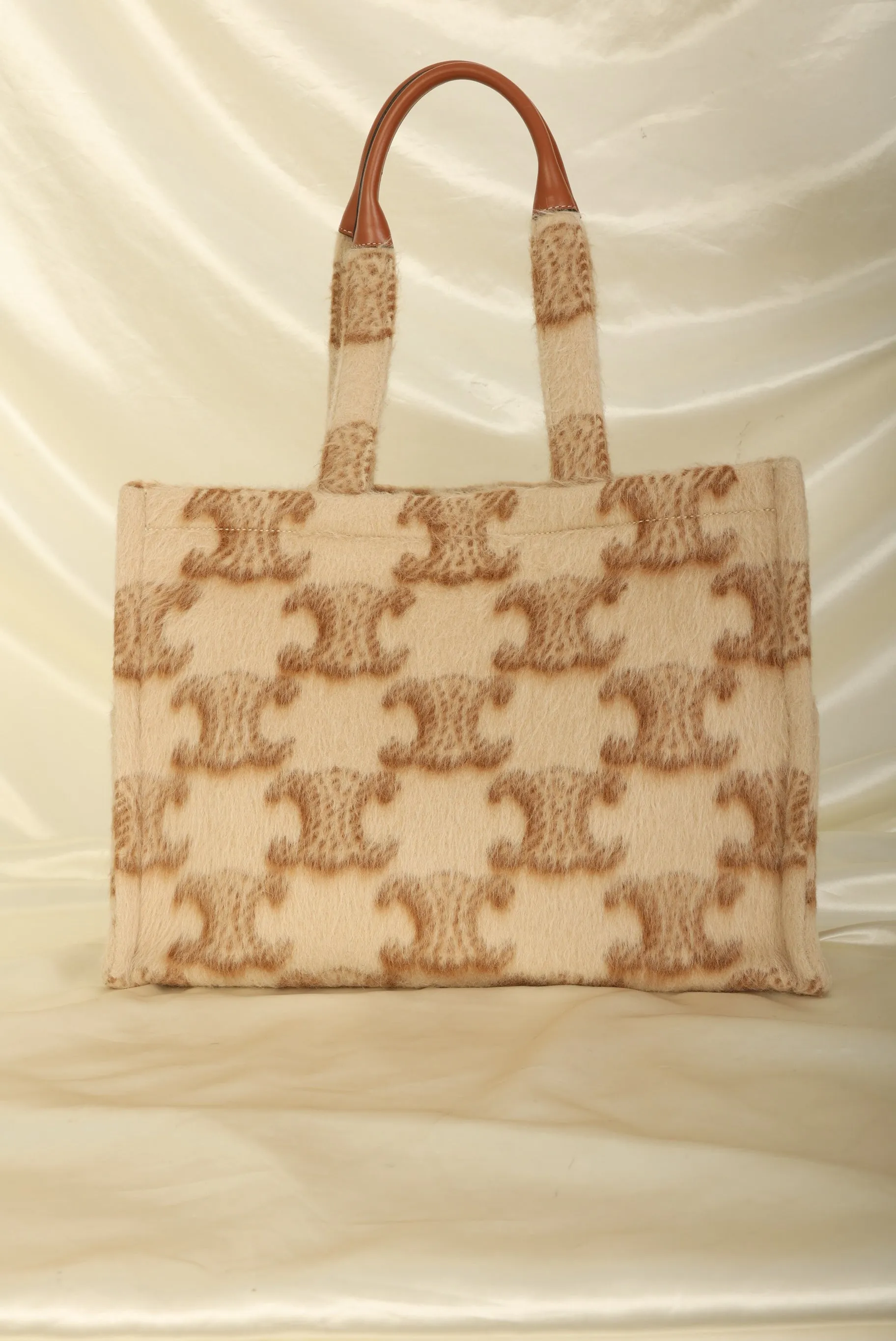 Celine Triomphe Wool Tote