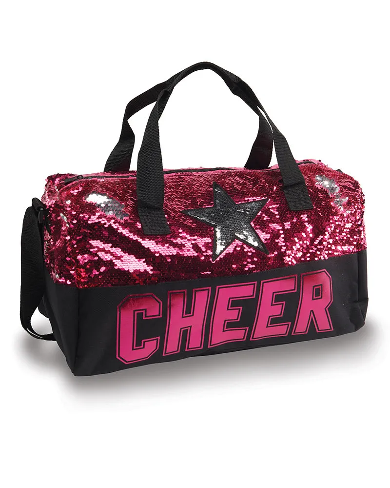 Cheer Sequin Star Duffel