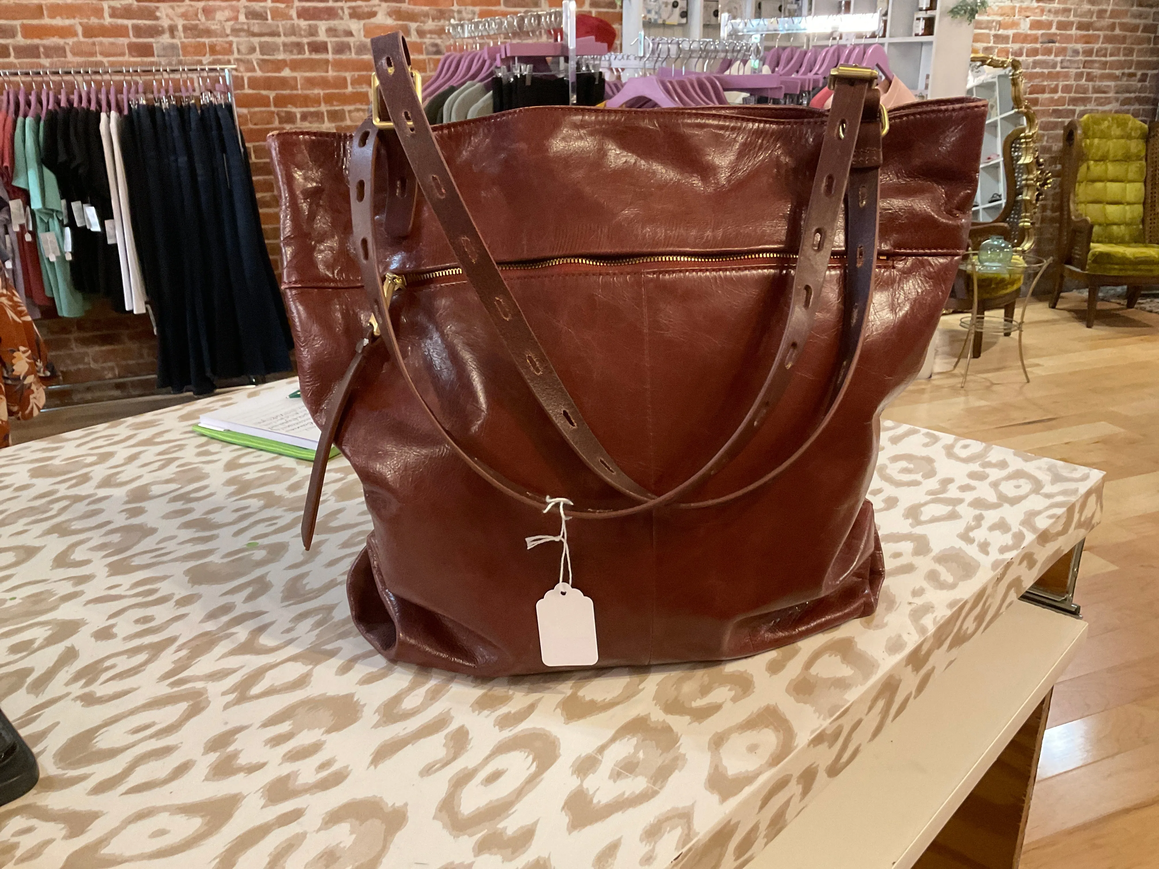 {{Client Code}} BURGUNDY HOBO SHOULDER BAG