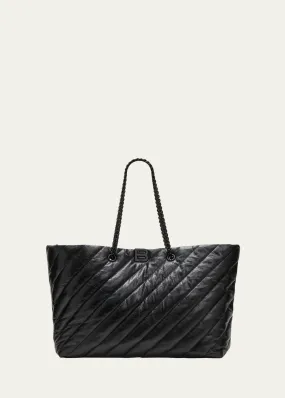 Crush Large Quilted Leather Shoulder Bag