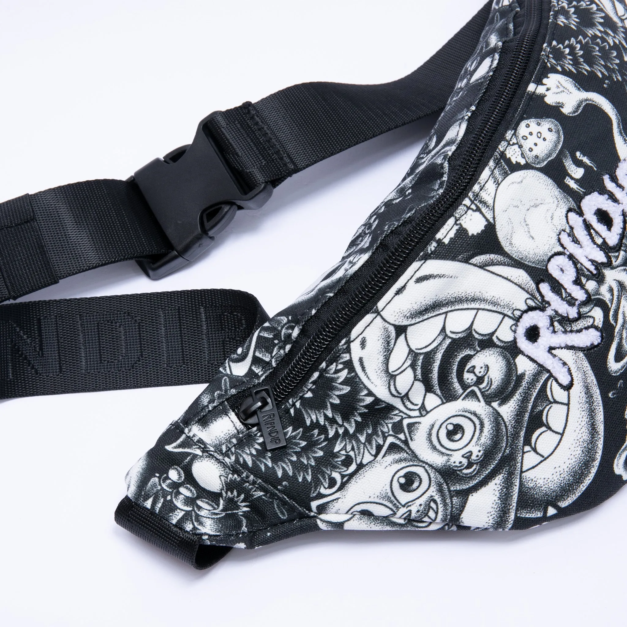 Dark Twisted Fantasy Fanny Pack (Black/White)