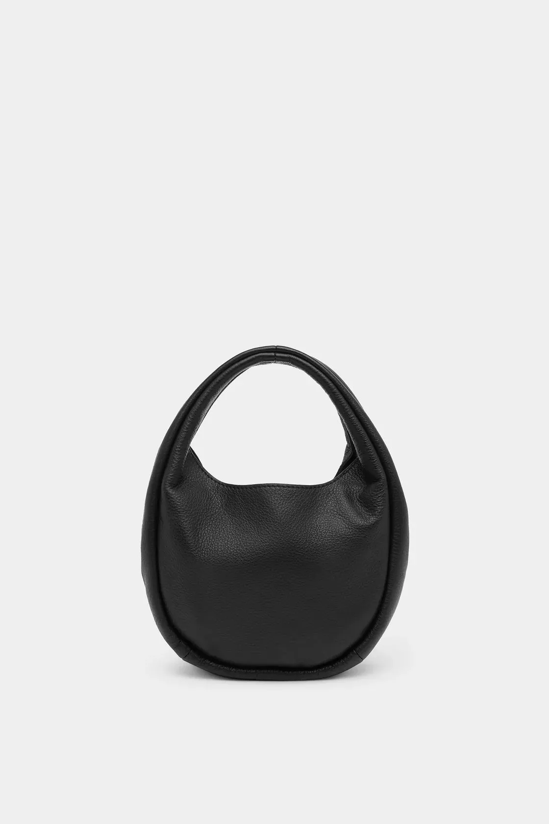 Delta Leather Mini Bag - Black