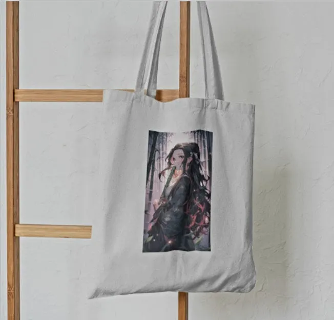 Demon Slayer Nezuko Anime Tote Bag