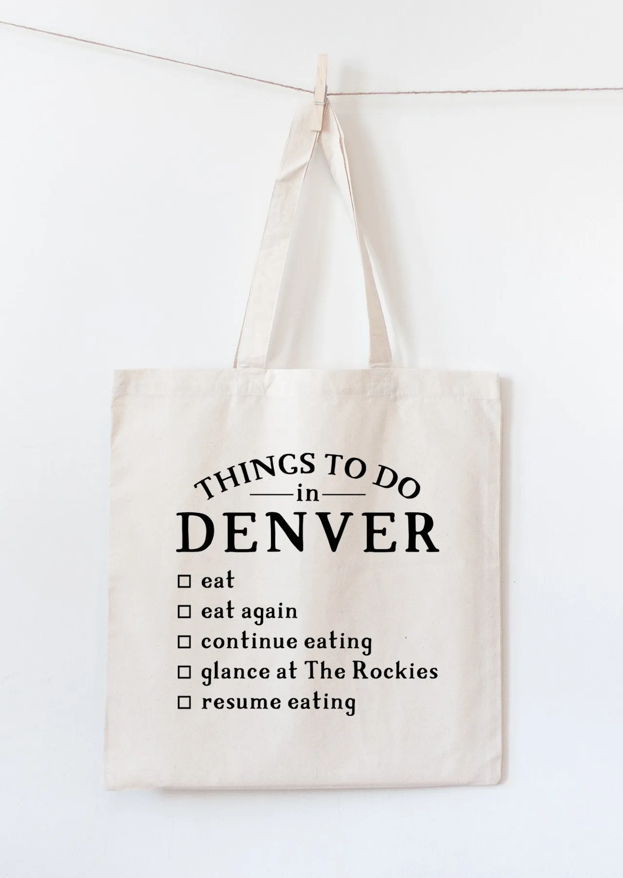 Denver tote bag, Denver foods gift idea, Denver souvenir