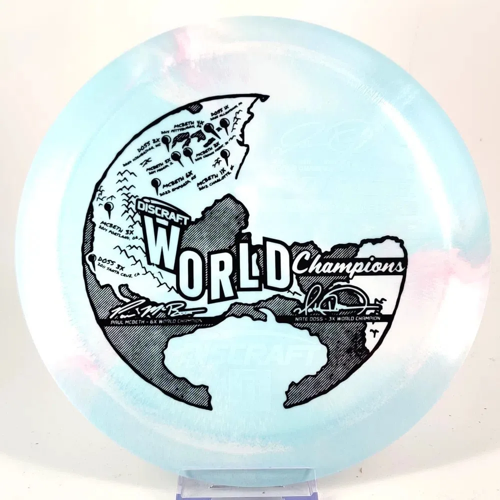 Discraft Paul McBeth x Nate Doss Ti Swirl Force (9x World Champs)