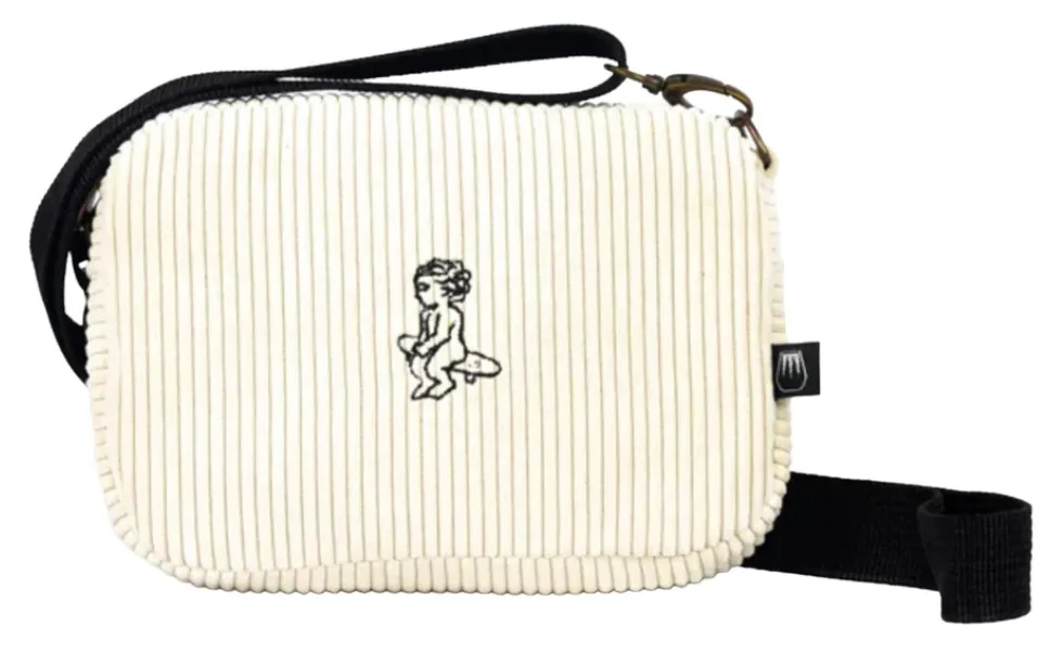 EMENTA SB - FLUFFY BABY CORDUROY BAG - WHITE