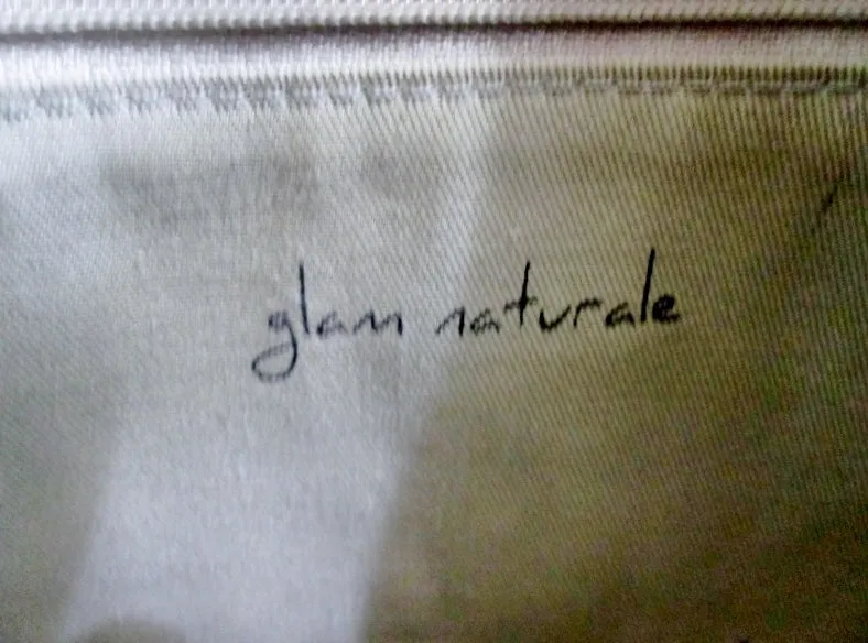 EUC GLAM NATURALE Canvas iPad Purse Messenger Shoulder Cross Body Bag TREE KHAKI