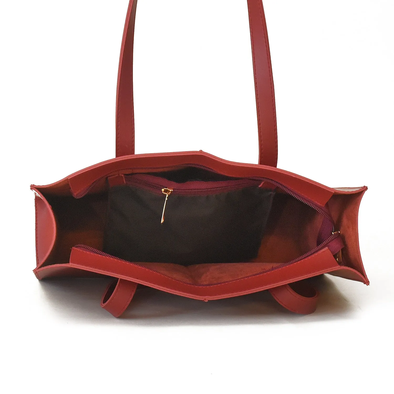 everyday shoulder bag red