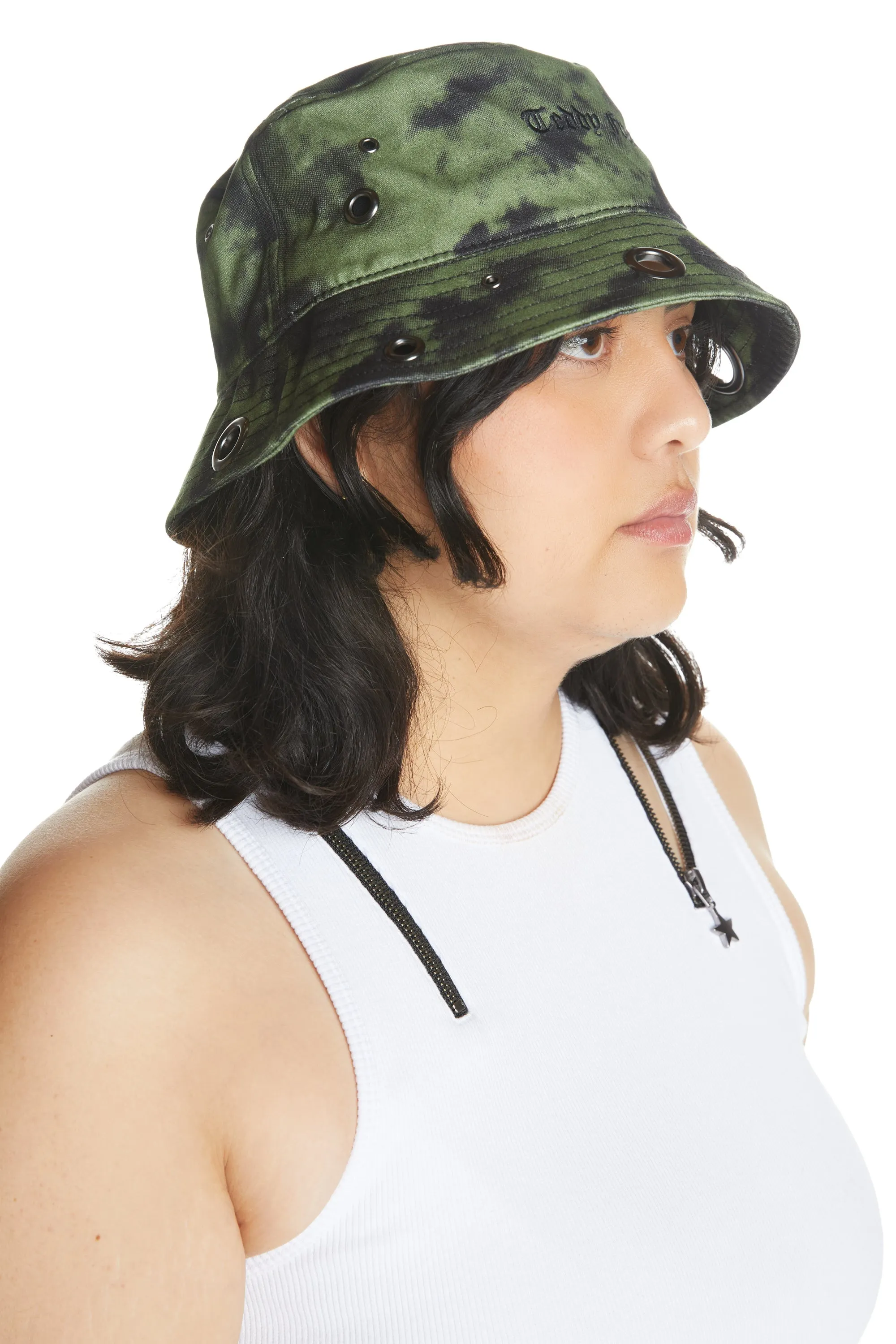 Eyelets Bucket Hat