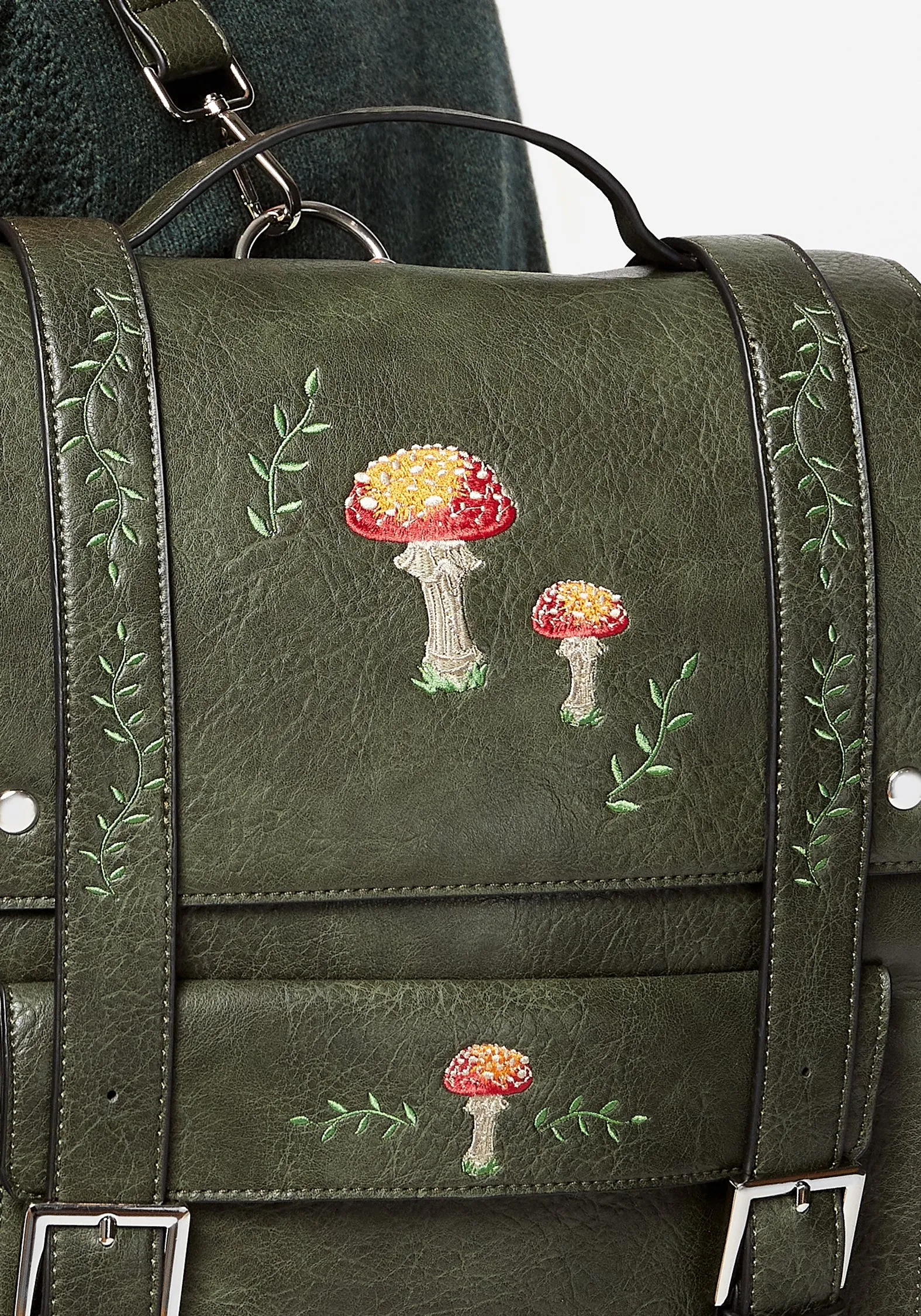 Fable Satchel in Juniper