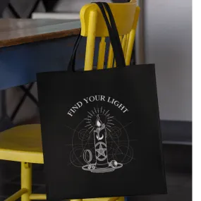 Find your light Printed Tote Bag