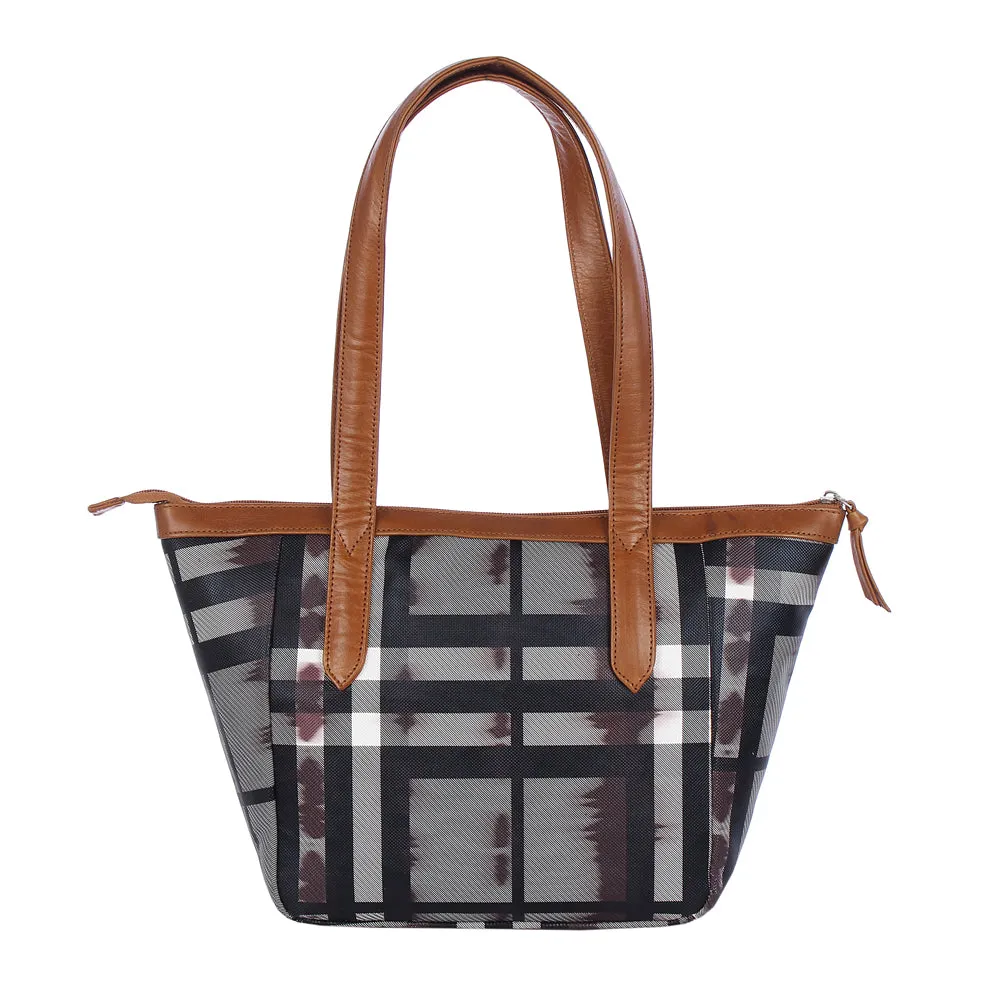 Fiona Checkered Ladies Handbag