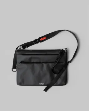 Flat Sacoche Large / Black / Utility Sling Wide / Black