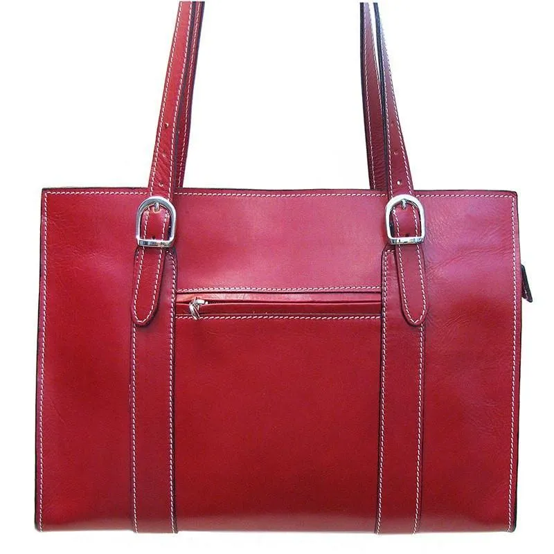 Floto Leather Roma Shoulder Bag