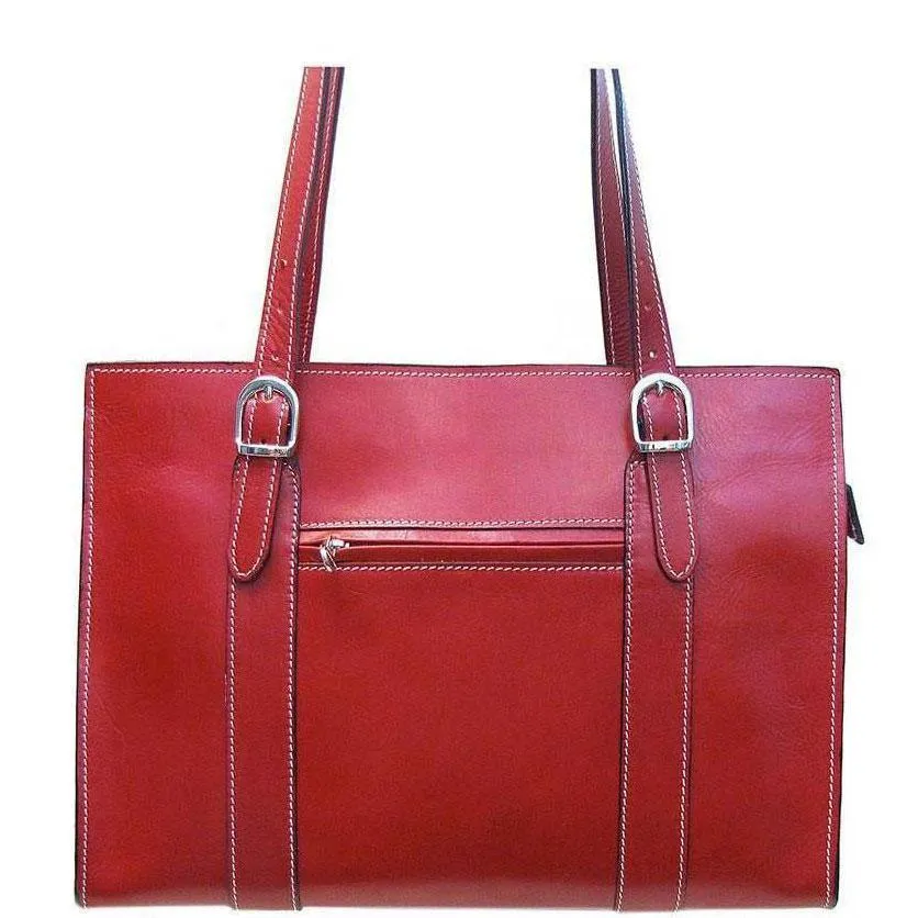 Floto Leather Roma Shoulder Bag