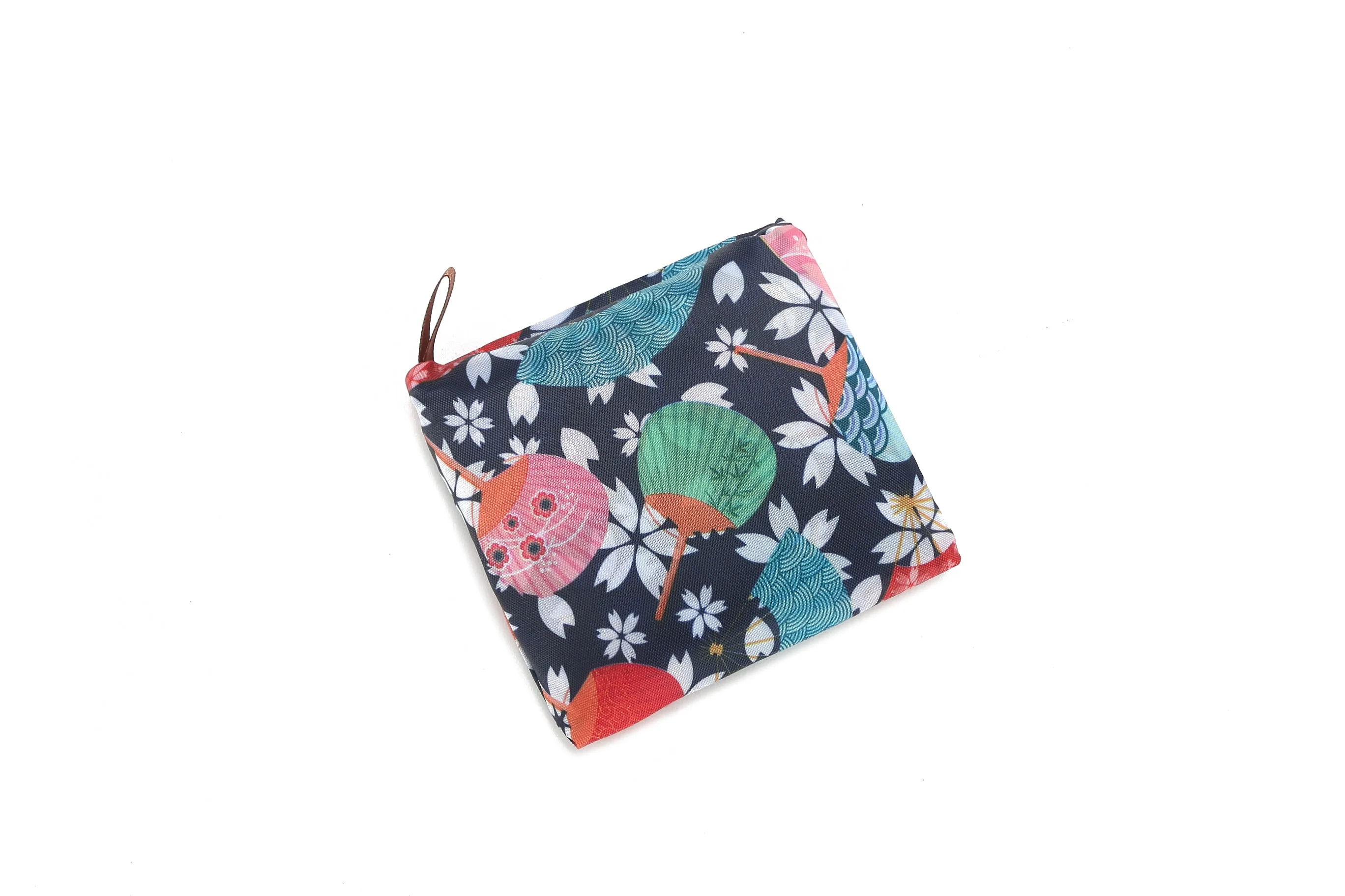 Foldable Bag Joy Japanese Fan Blue