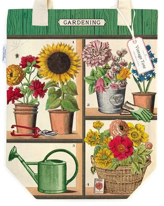 Gardening Tote - Cavallini Tote Bag