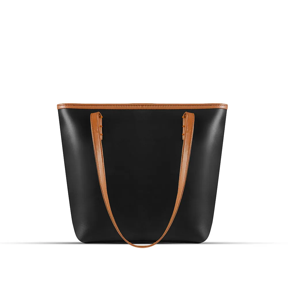 Gemini Black Tote Bag