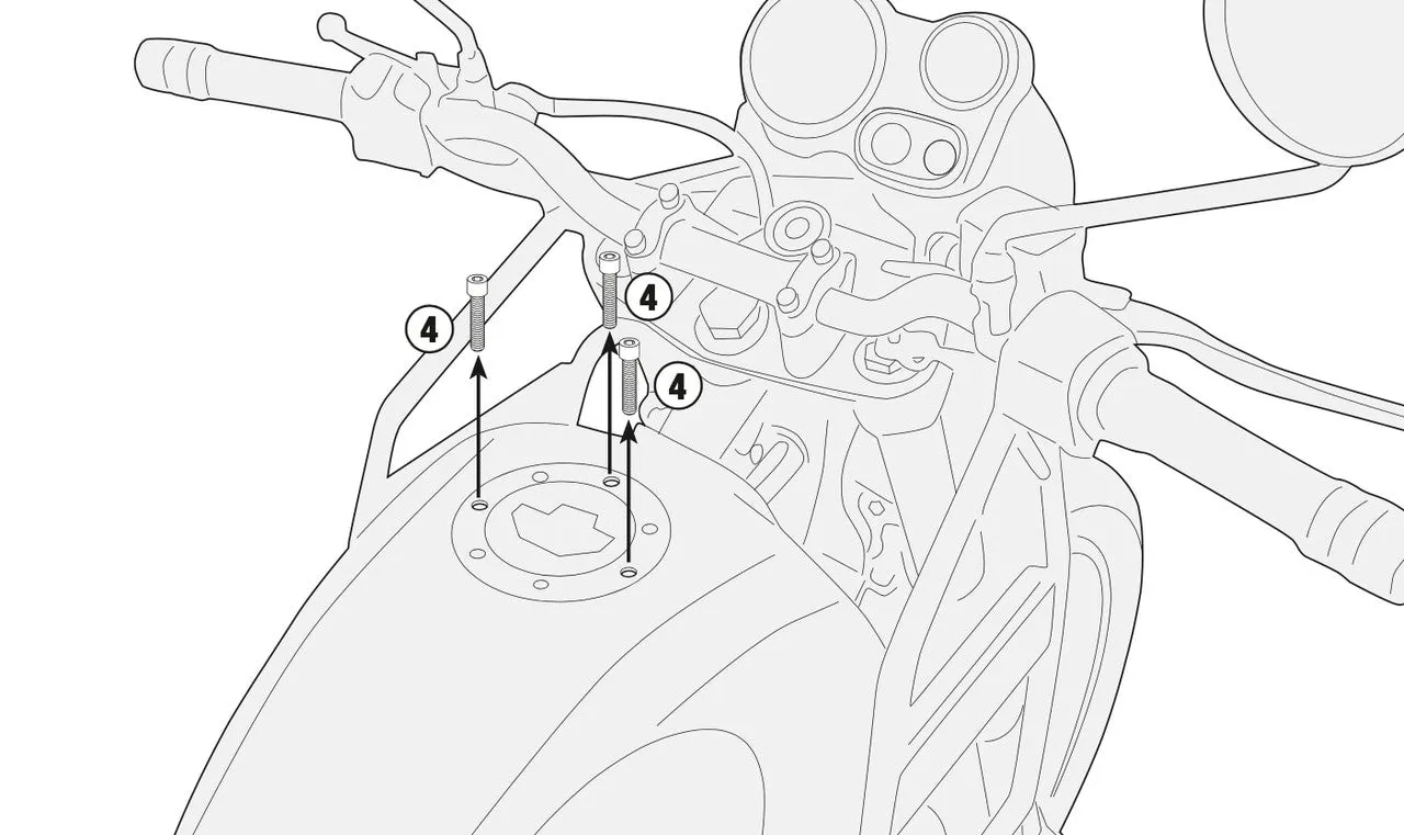 Givi BF01 Tanklock Fitting Kit - Suzuki