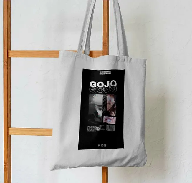 Gojo Satoru Pinterest Anime Tote Bag