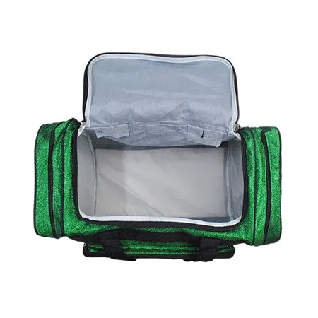 Green Glitter NGIL Canvas 20" Duffle Bag