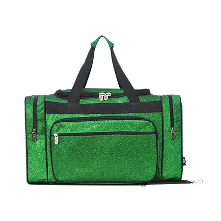 Green Glitter NGIL Canvas 20" Duffle Bag