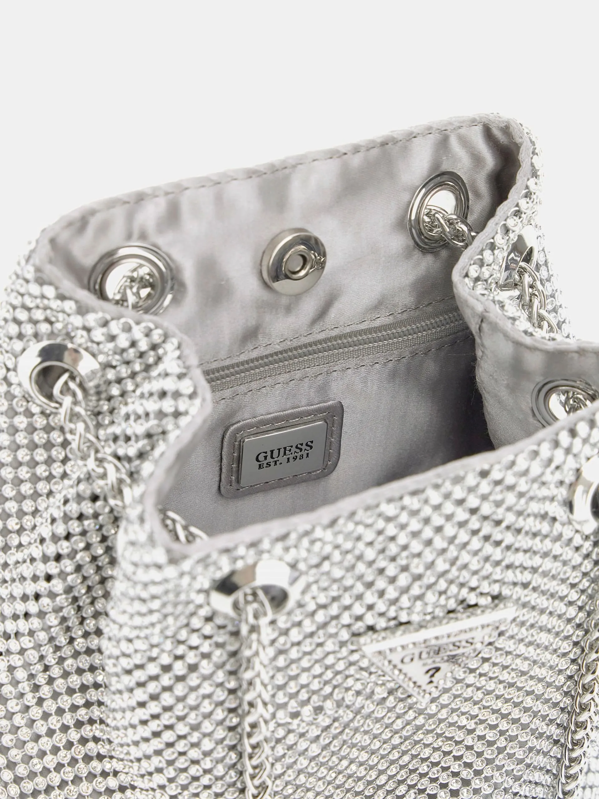 GUESS LUA RHINESTONE POUCH   COLOURS