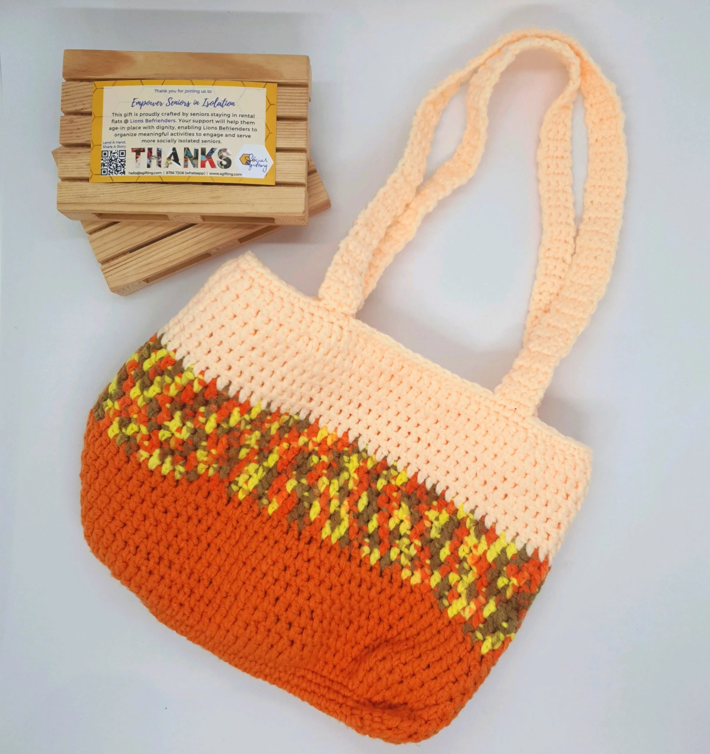 Hand Crocheted Handbag