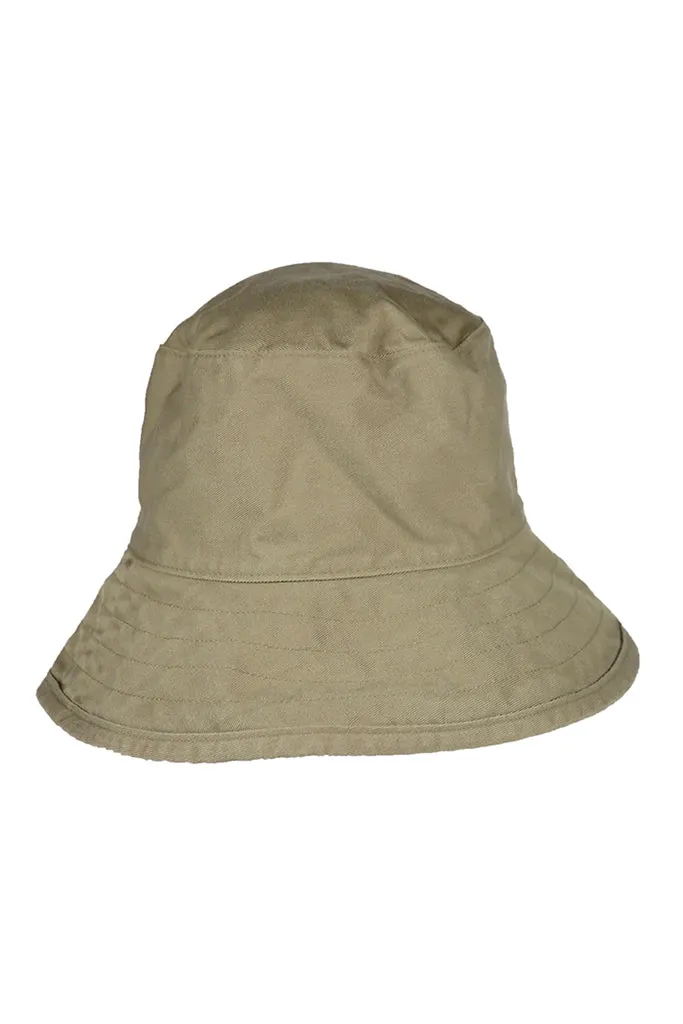 Hat Attack Cotton Bucket Hat- Khaki