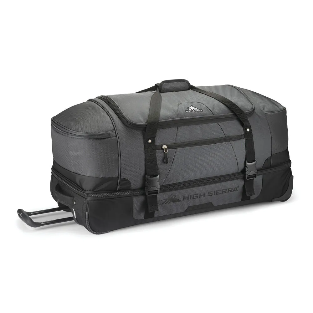 High Sierra Fairlead 34" Drop Bottom Wheeled Duffel 138039