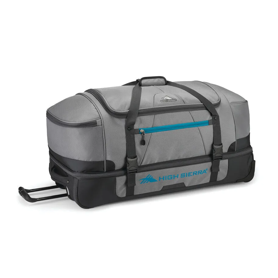 High Sierra Fairlead 34" Drop Bottom Wheeled Duffel 138039