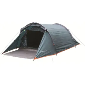 Highlander Blackthorn 2 Tent Hunter Green/Orange Trim