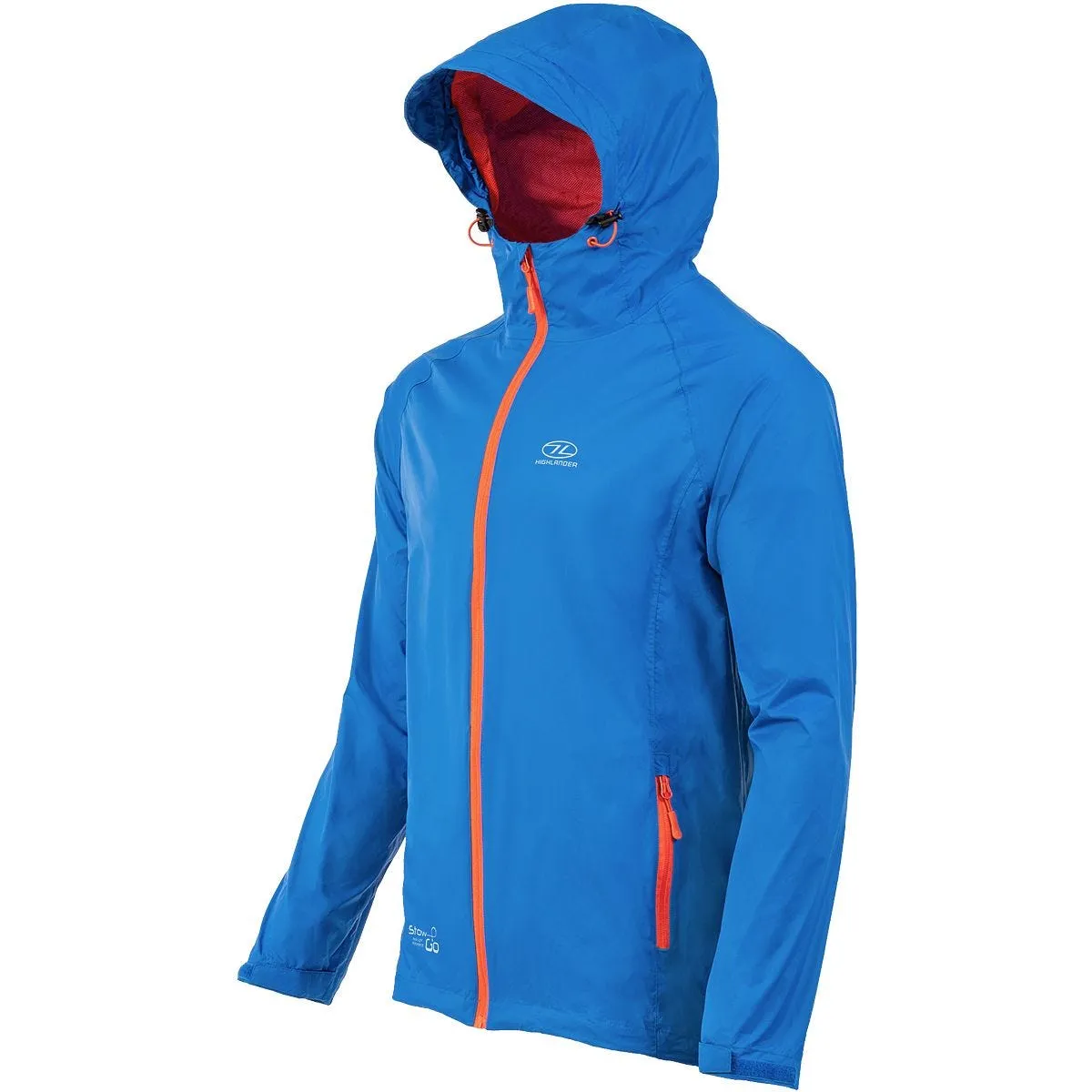 Highlander Stow & Go Packaway Jacket Blue