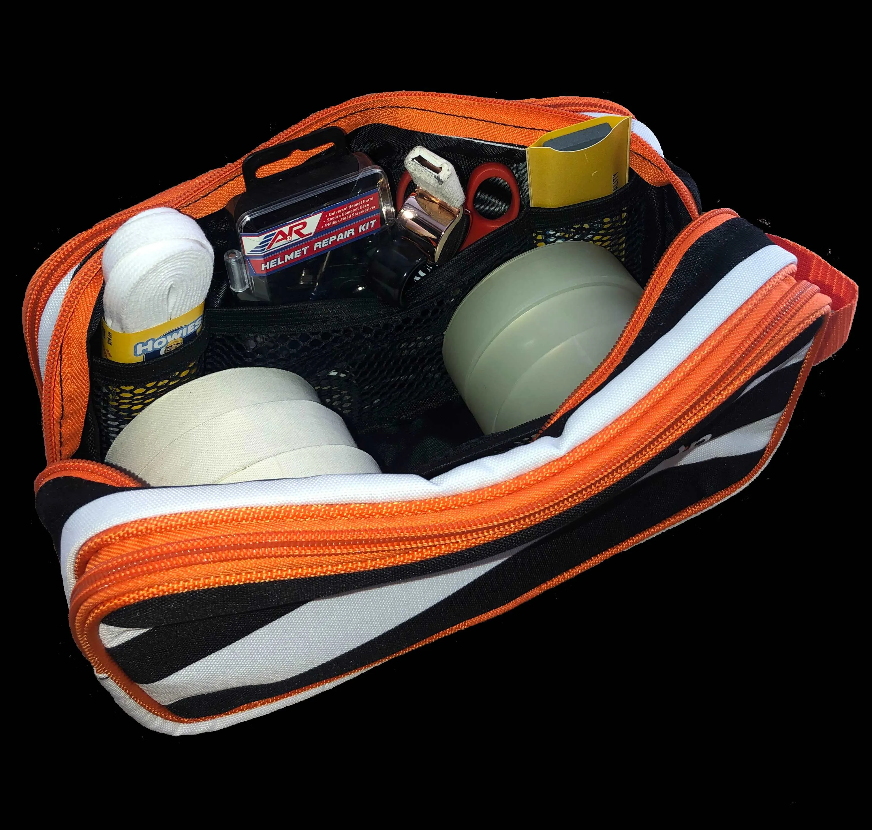 Hockey Ref Shop Striped 3 Compartment Accessory Bag