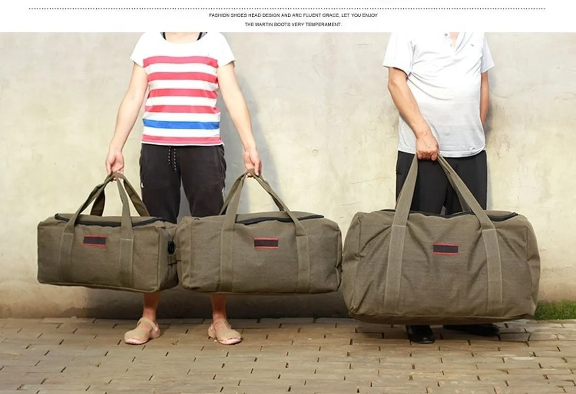 Huge 135 Litre Waterproof Canvas Duffel Bag