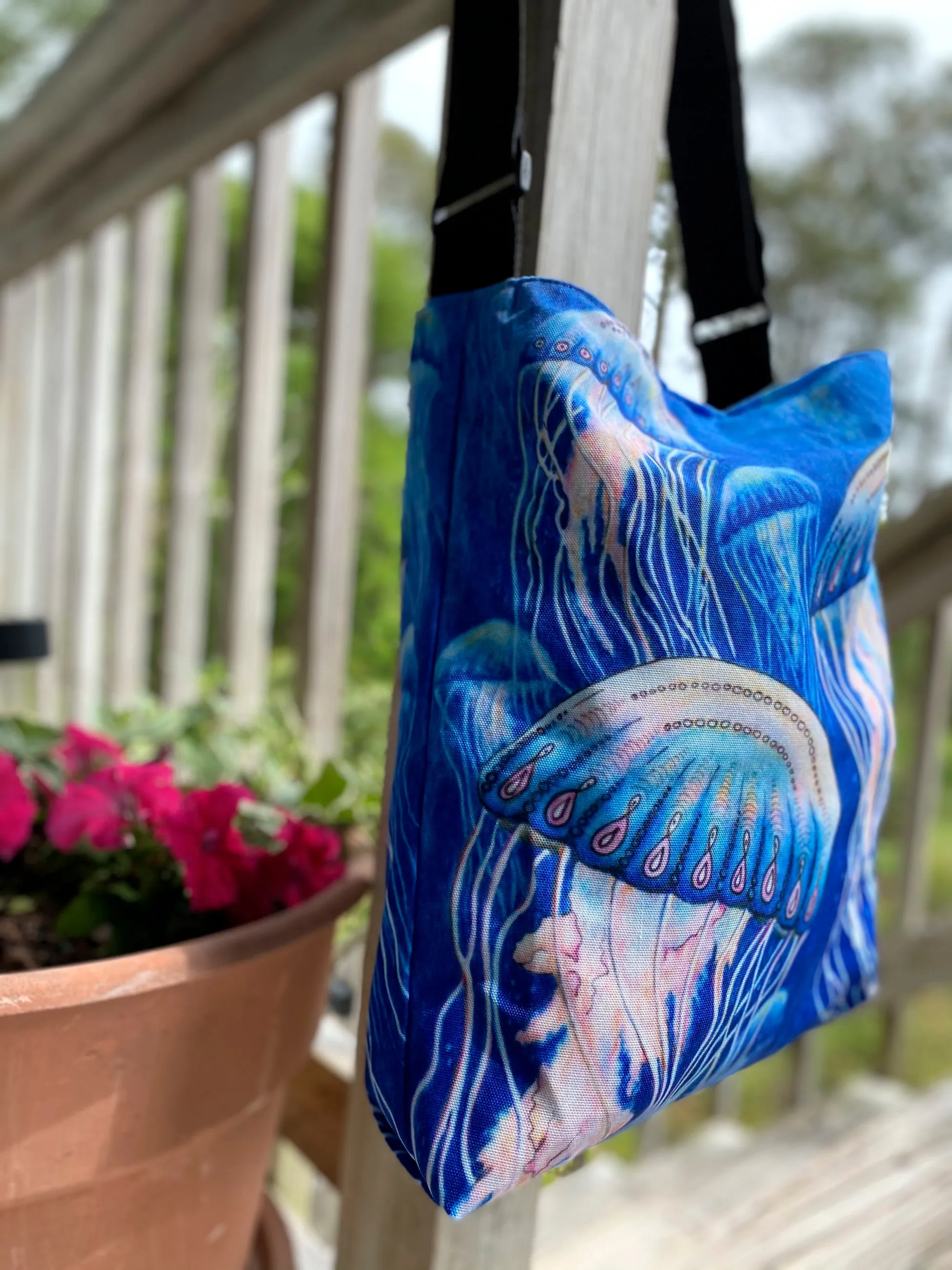 Jellyfish Tote Beach Bag