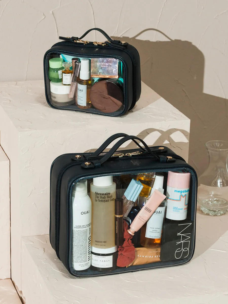 Large Clear Cosmetics Case