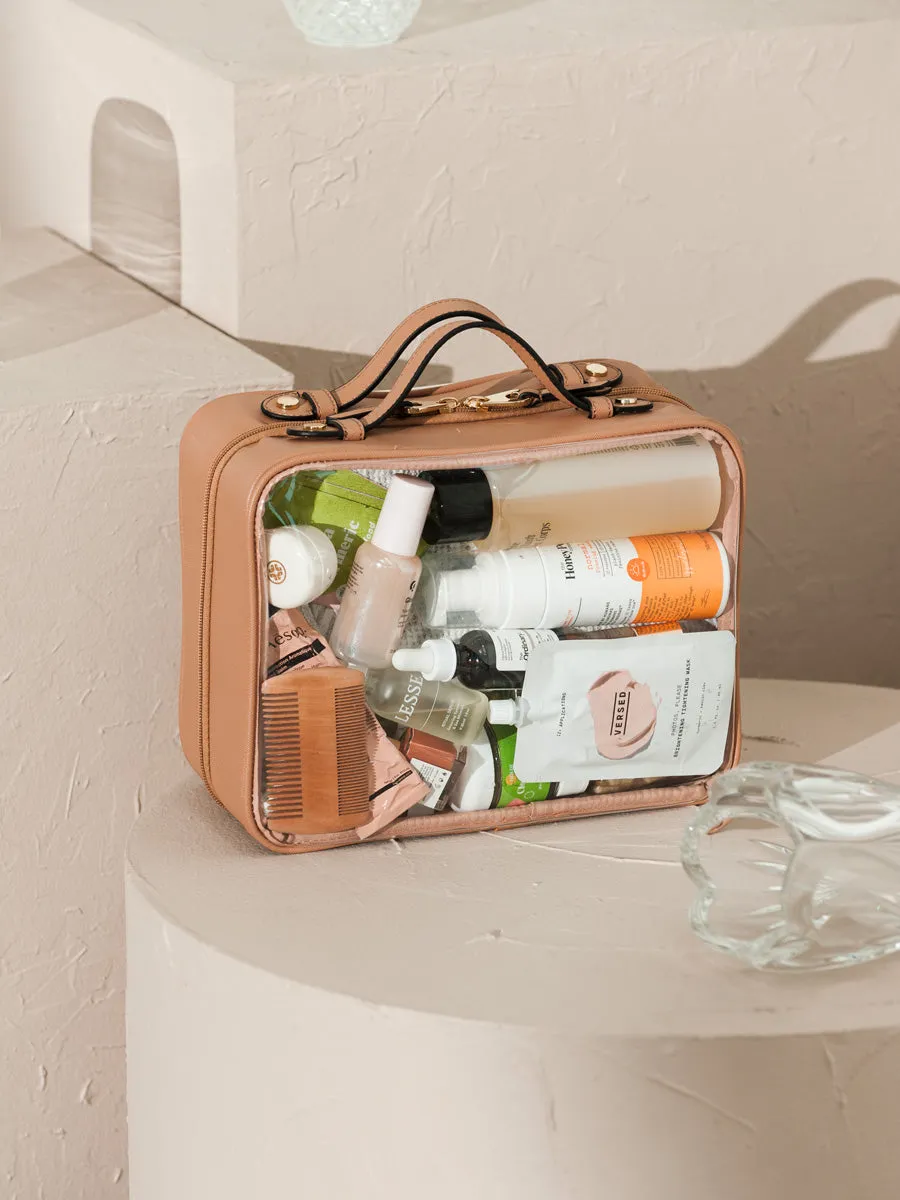 Large Clear Cosmetics Case