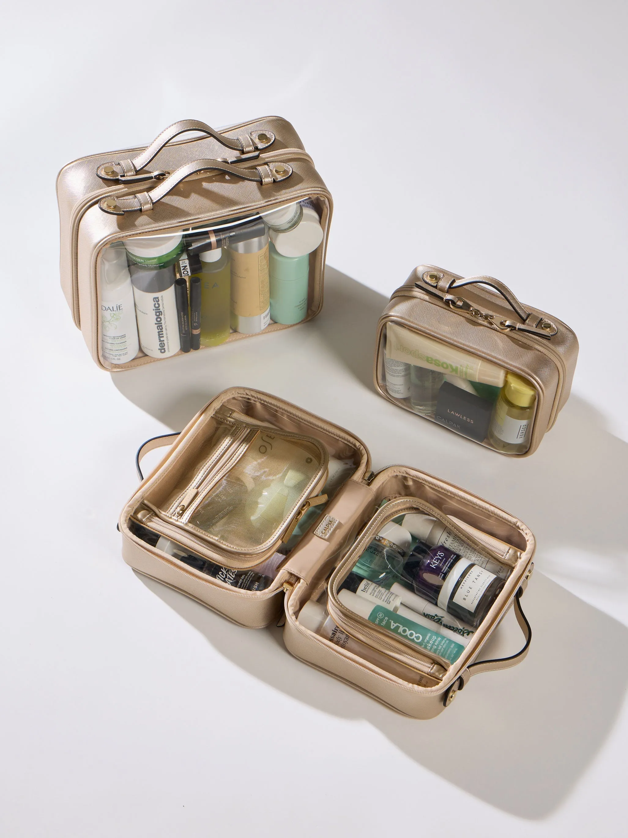 Large Clear Cosmetics Case