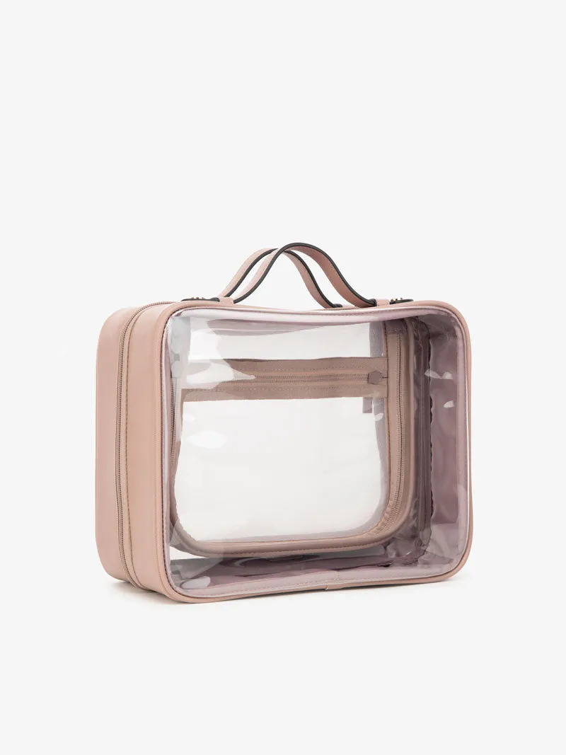 Large Clear Cosmetics Case