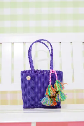 Las Guanacas Mini Bag in Purple