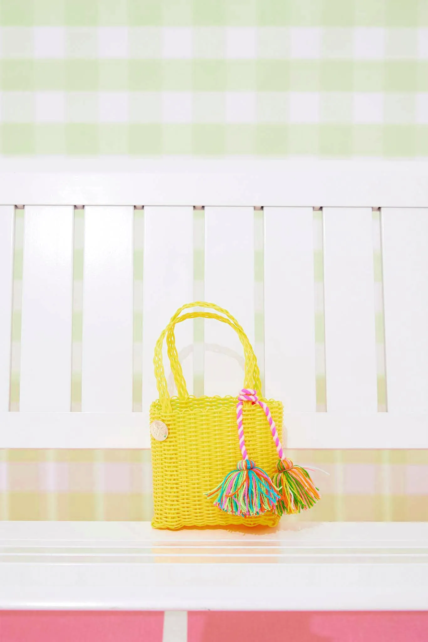 Las Guanacas Ultra Mini Bag in Lemon