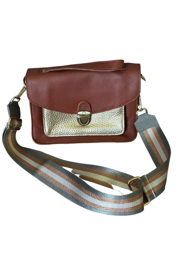 Leather Shoulder Satchel Bag