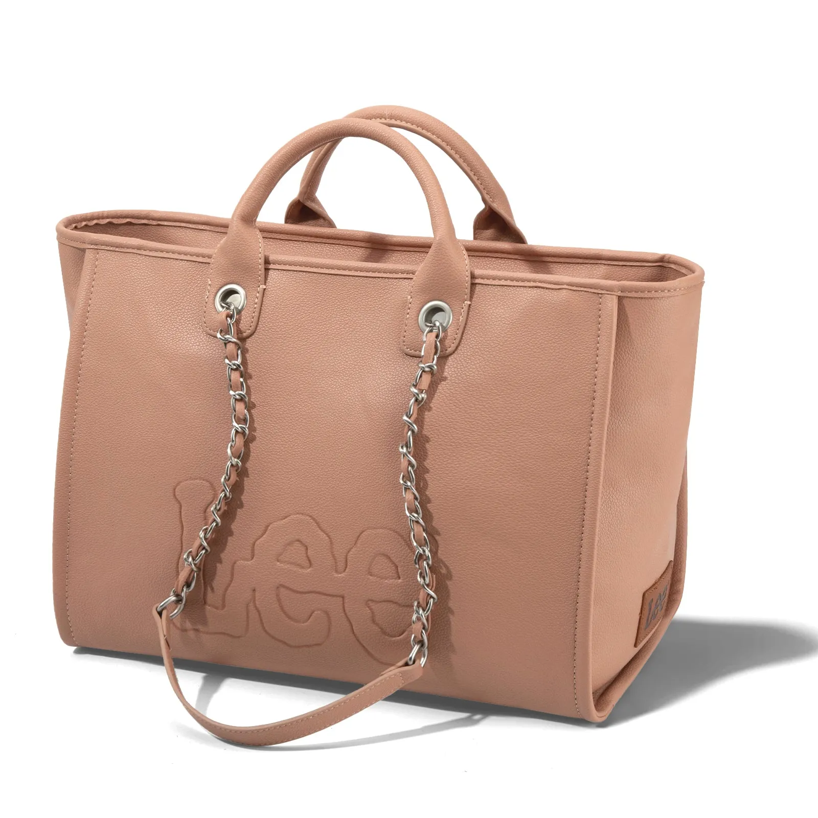 LEE46-345  LEE Top Handle/Chain Strap Wide Tote