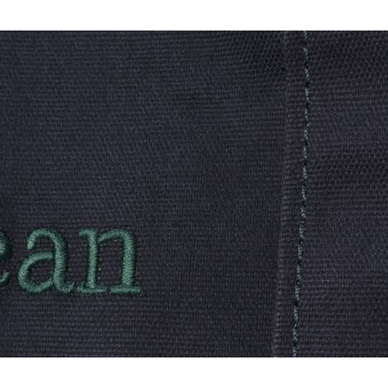 LL Bean Plain Canvas Tote Navy