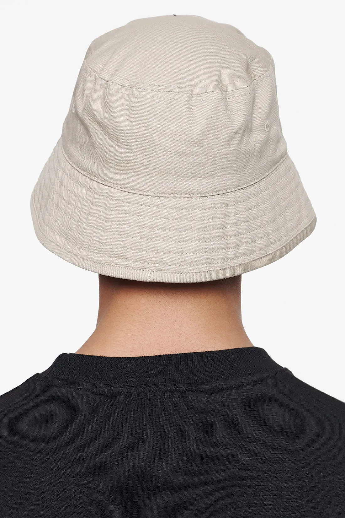 Logo Cotton Twill Bucket Hat Sand