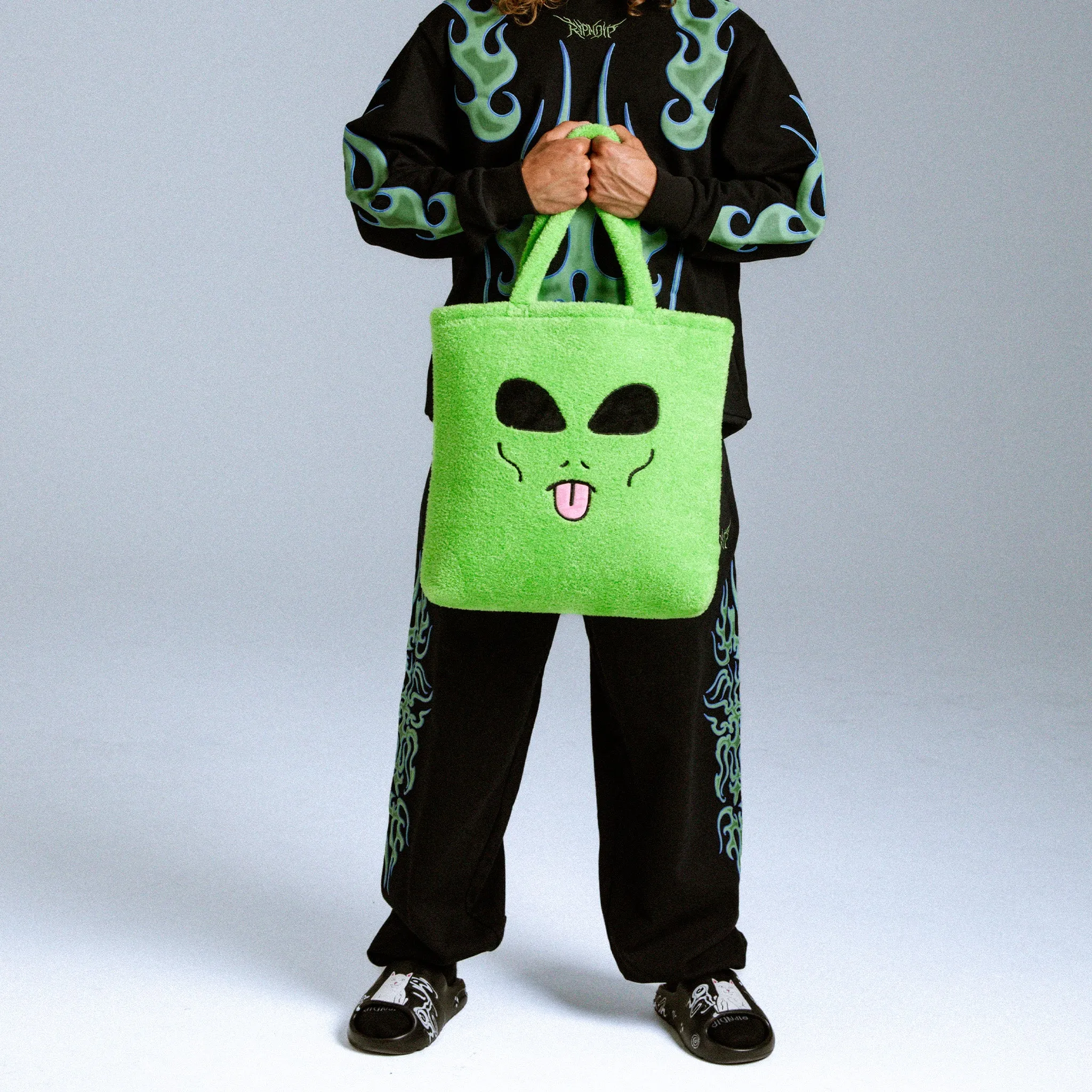 Lord Alien Fluffy Tote  (Green)