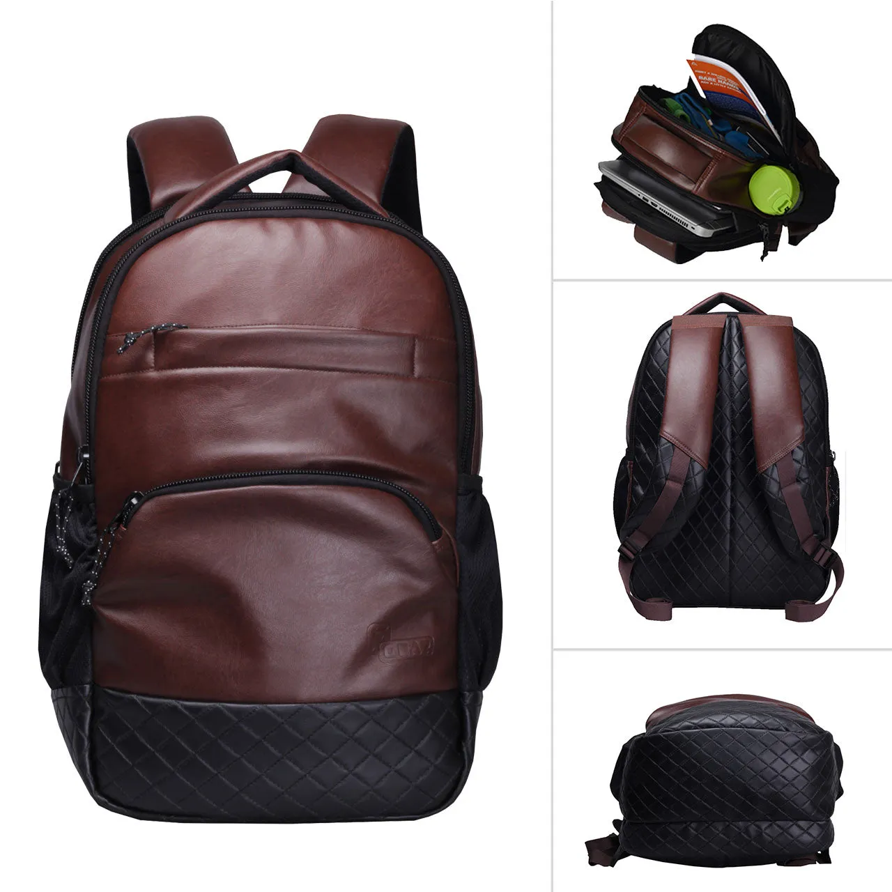 Luxur 25L Brown Laptop Backpack