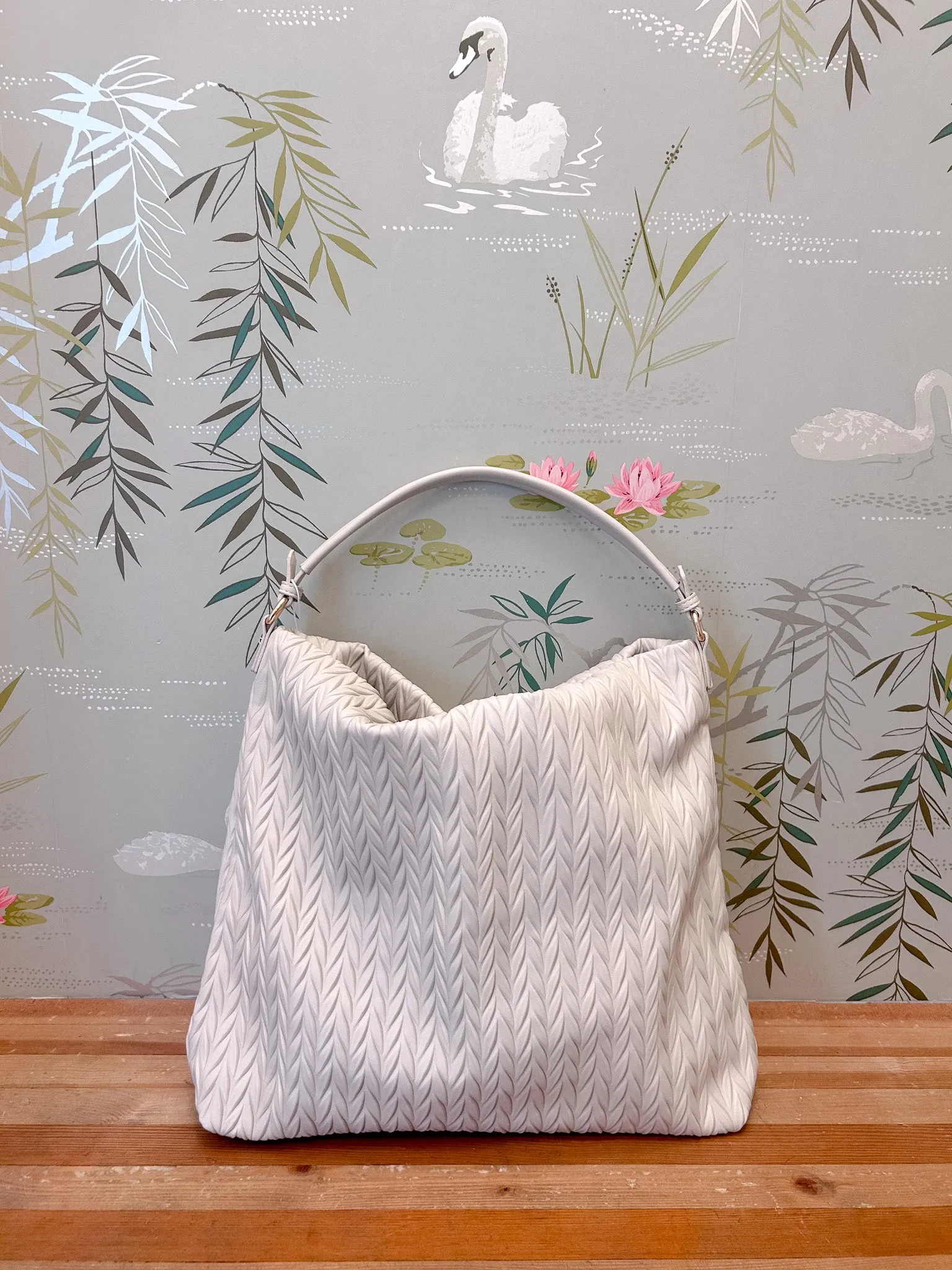 Marianne Textured Bag Oatmilk